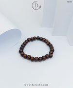 Minimal Wooden Bead Bracelet