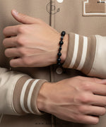 Midnight Onyx Cube Bracelet