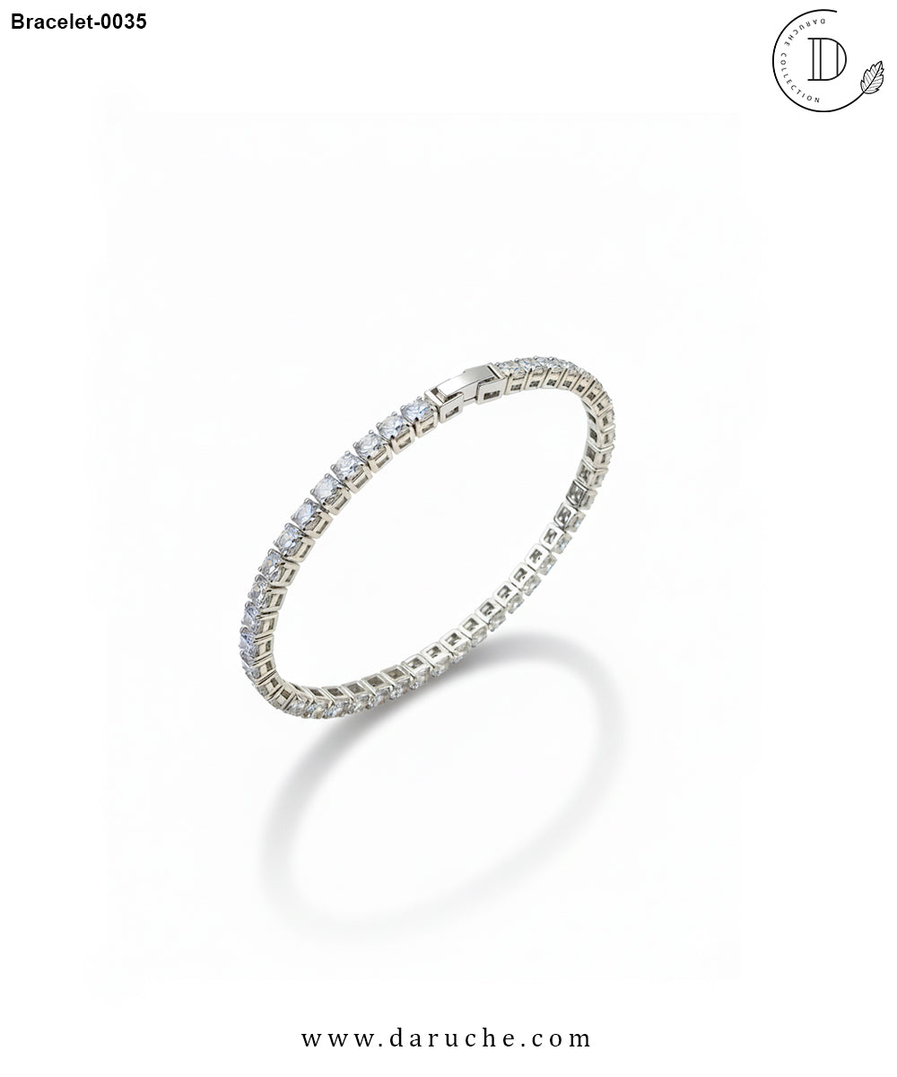 Diamond Cut Zircon Stone Bracelet