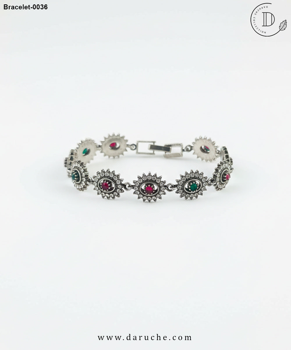 Traditional Black Zircon Stone Bracelet