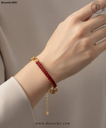Luxury Ruby Stone Chain Bracelet