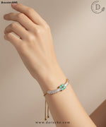 Luxury Mint Zircon Bracelet