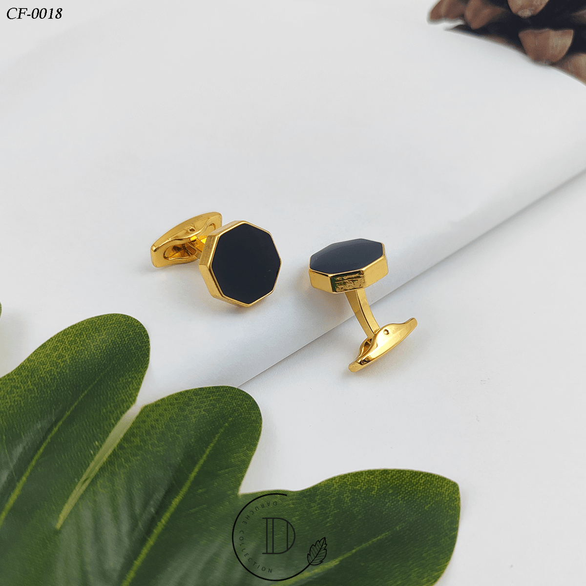 Golden & Black Cufflink