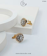 Stunning Zircon Round Cufflinks