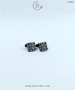 Black & Silver Textured Cufflinks