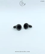 Gun Metallic Textured Cufflinks