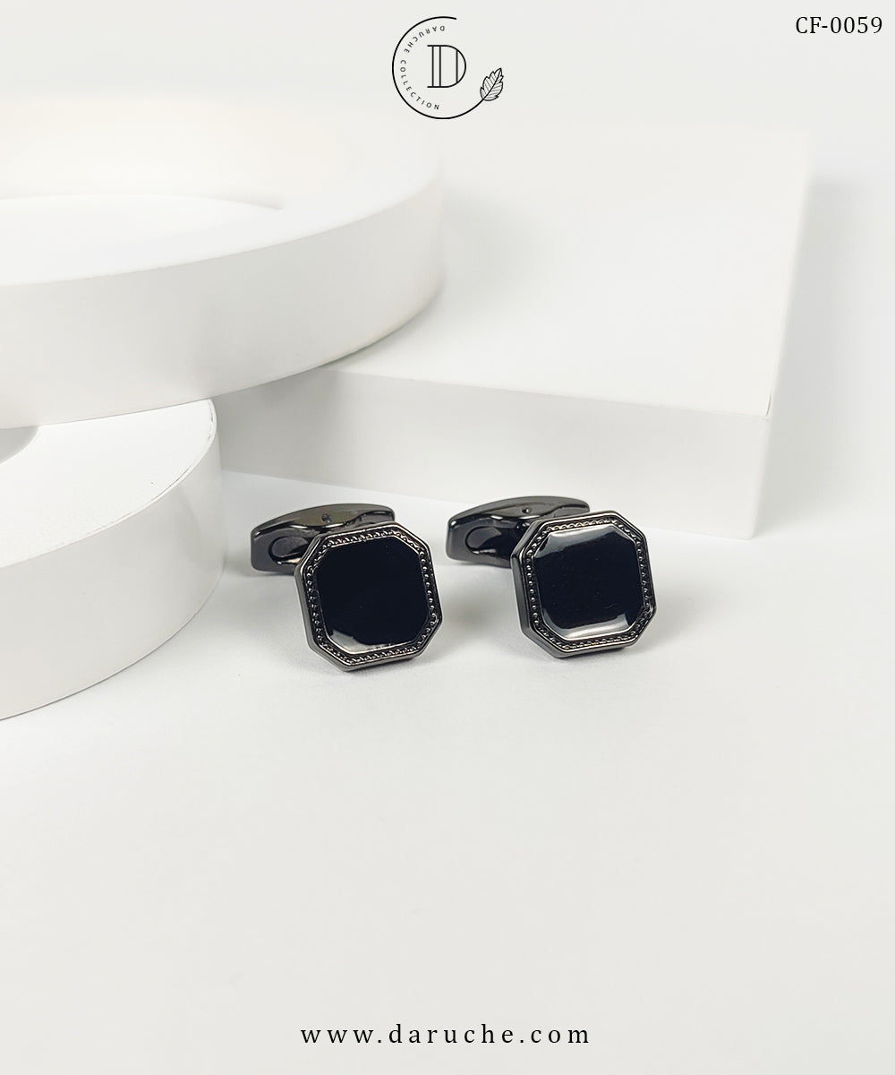 Classic Black Cufflinks