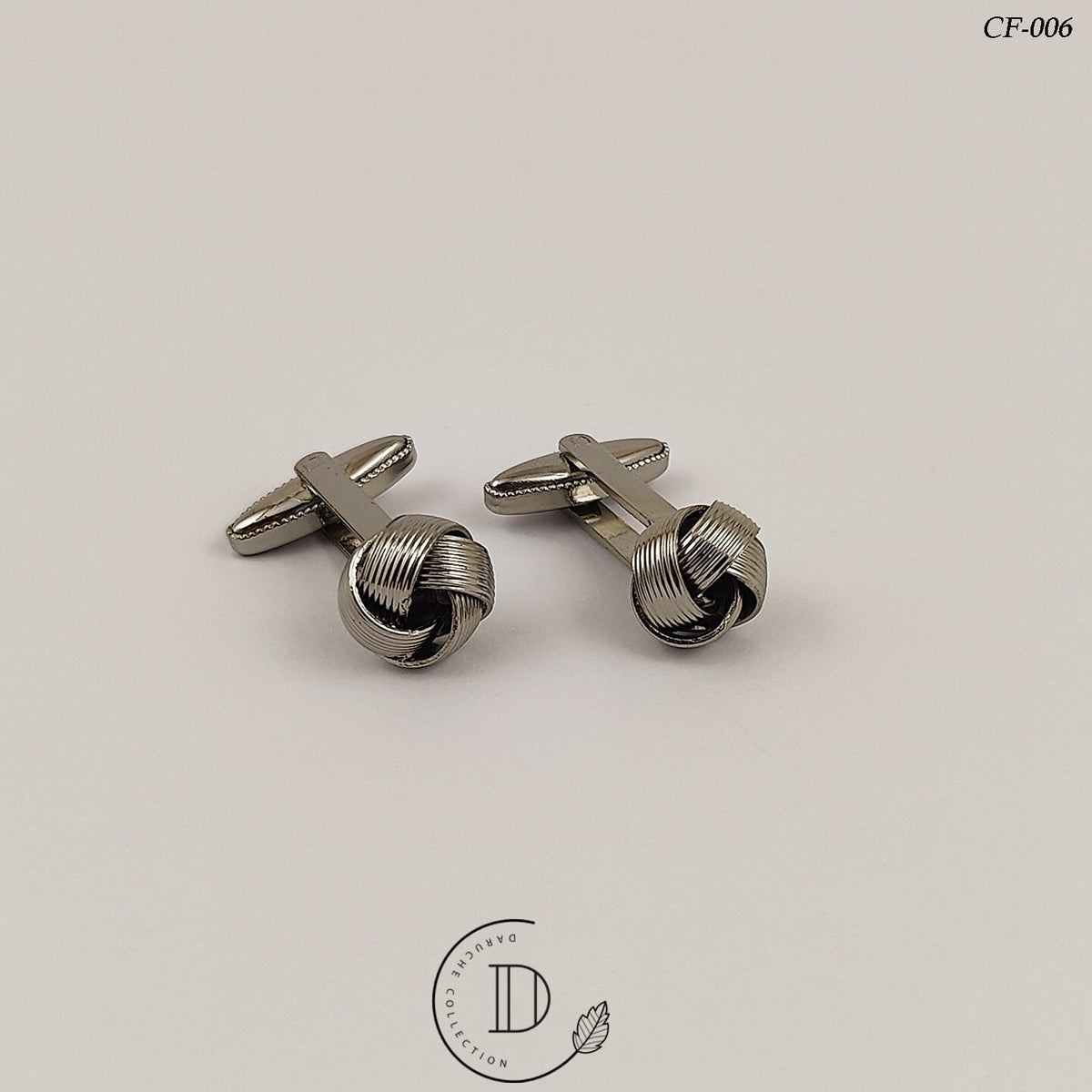 Silver Knot Cufflink