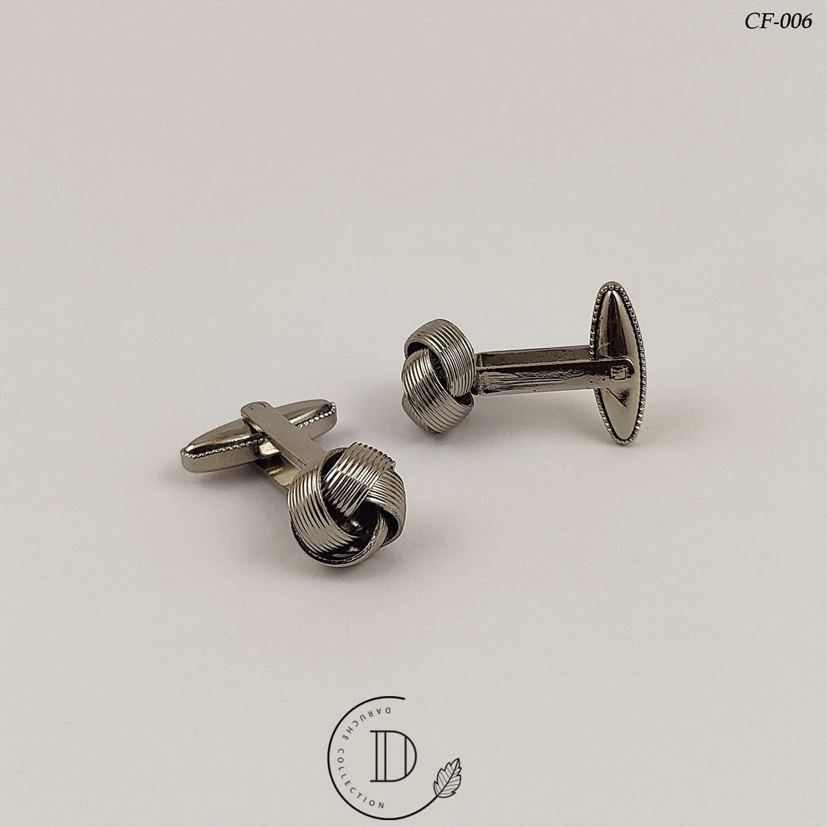 Silver Knot Cufflink