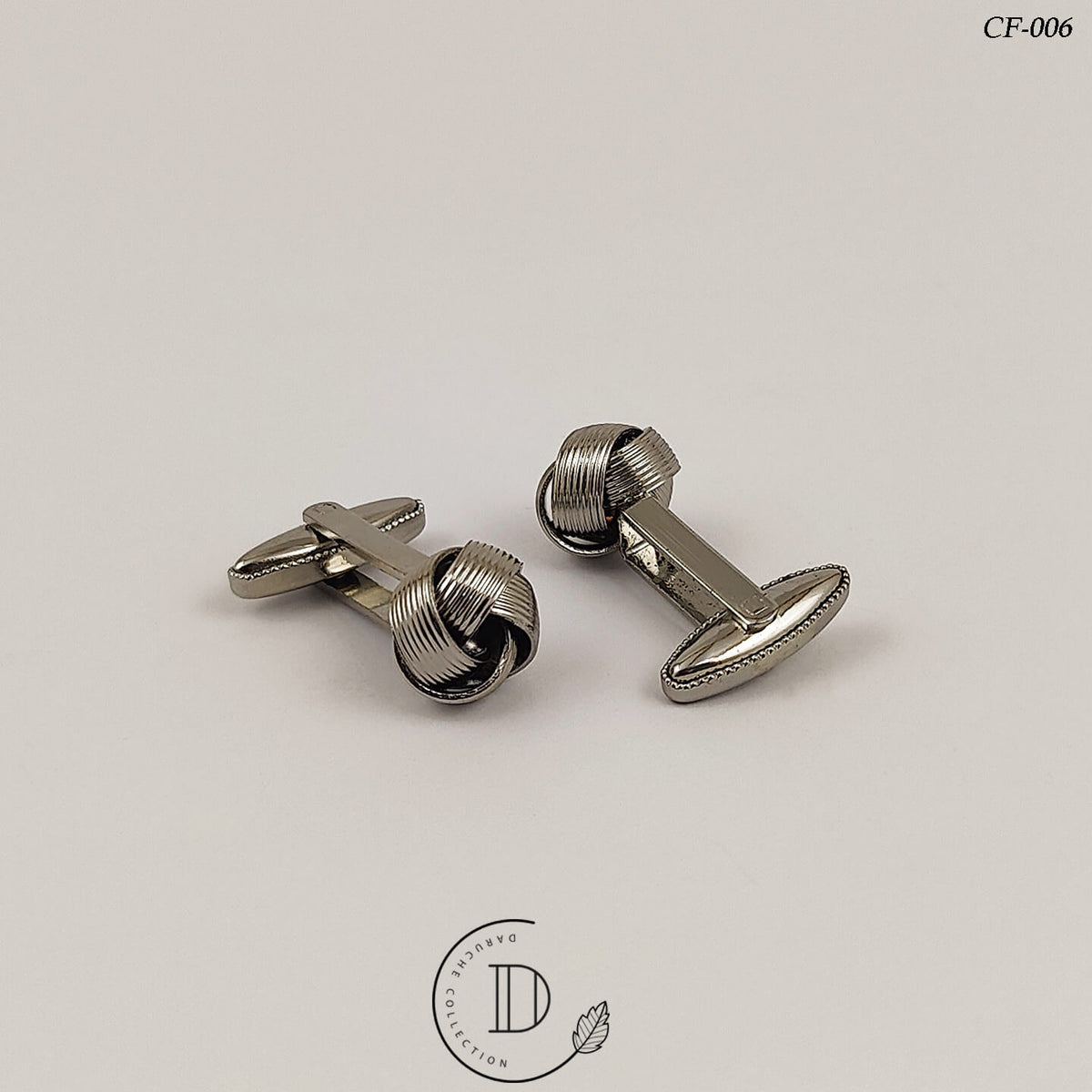 Silver Knot Cufflink