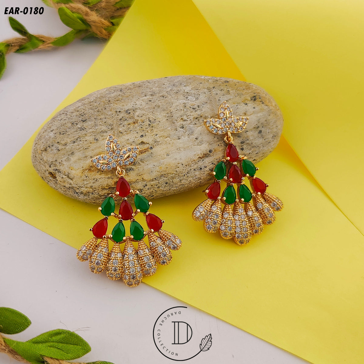 Beautiful Multi Peacock Earrings