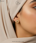 Champagne Flower Studs