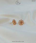Champagne Flower Studs