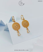 Classic Round Zircon Earrings