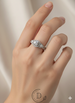 Exclusive Silver Plated Engagement Ring