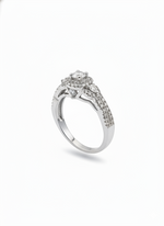 Exclusive Silver Plated Engagement Ring