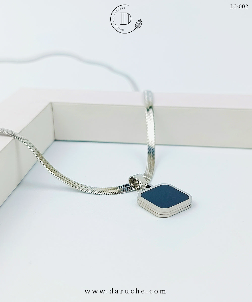 Black Square Minimal Pendant