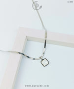 White Square Marble Texture Pendant