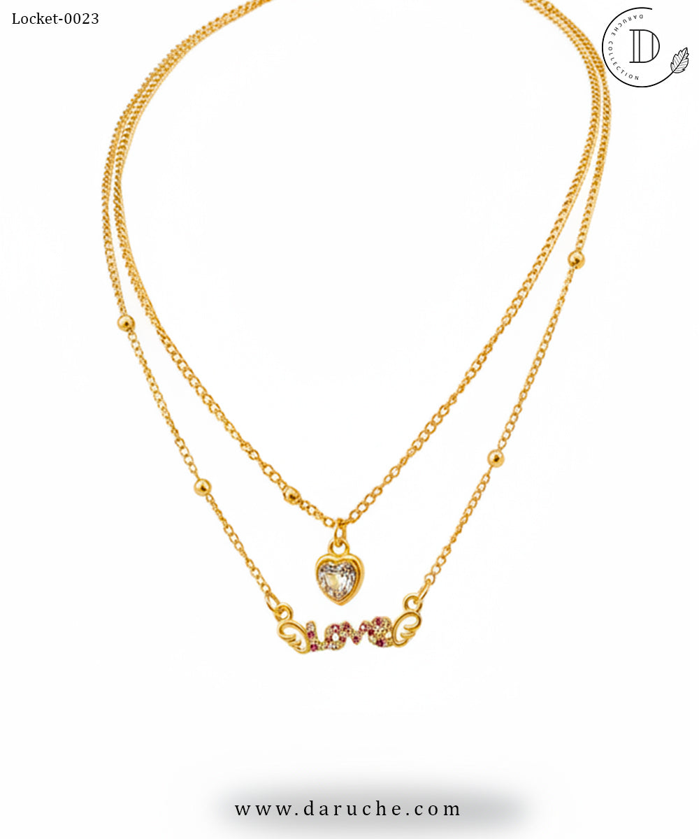 Double Layer Love Locket