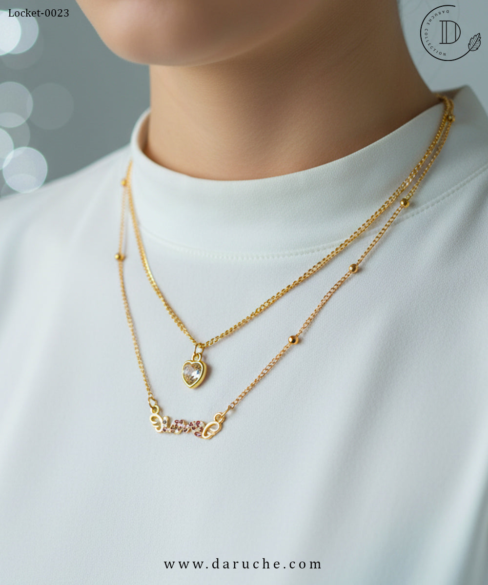 Double Layer Love Locket