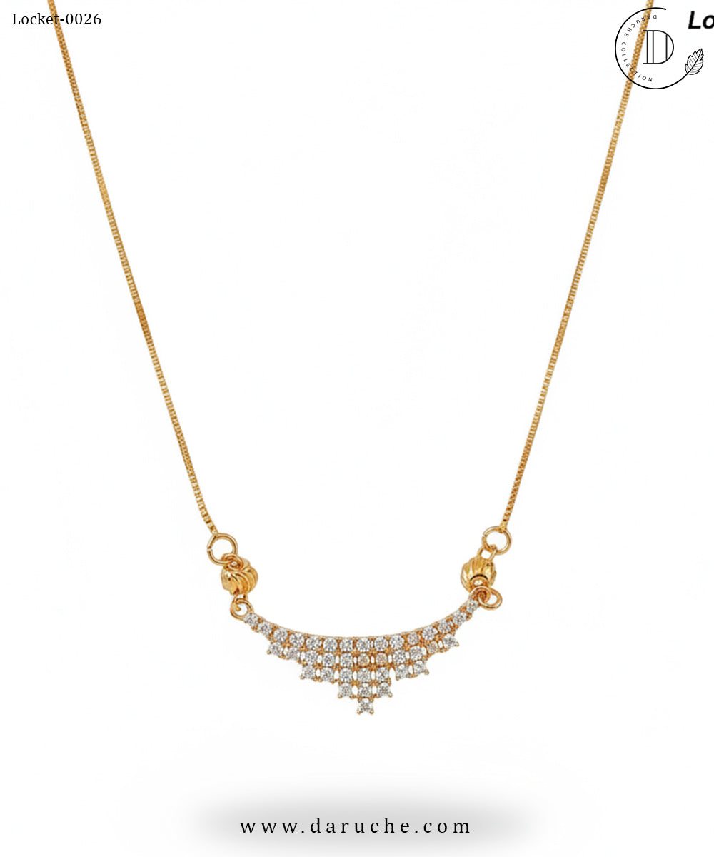 Timeless Zircon Stone Locket