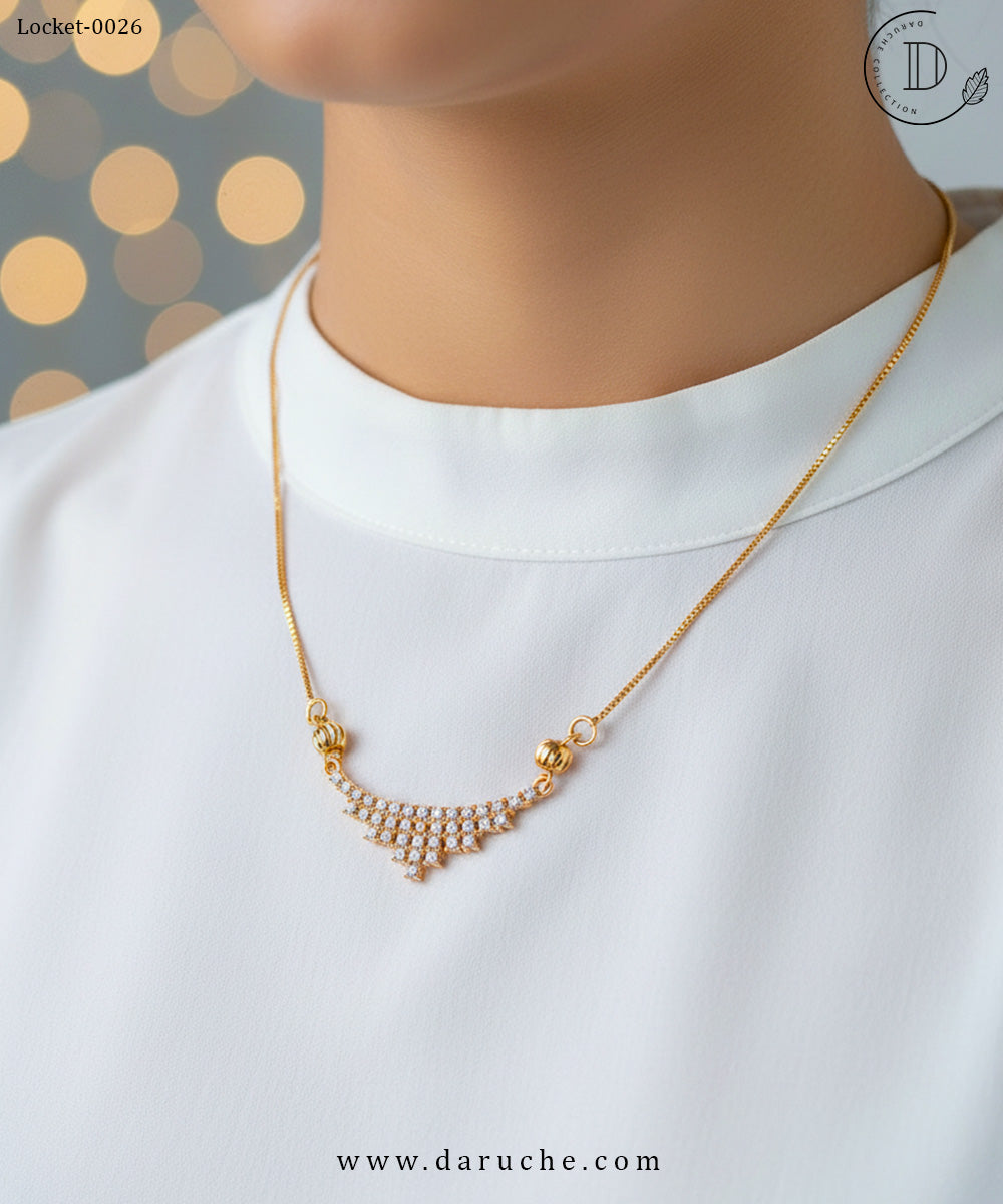 Timeless Zircon Stone Locket