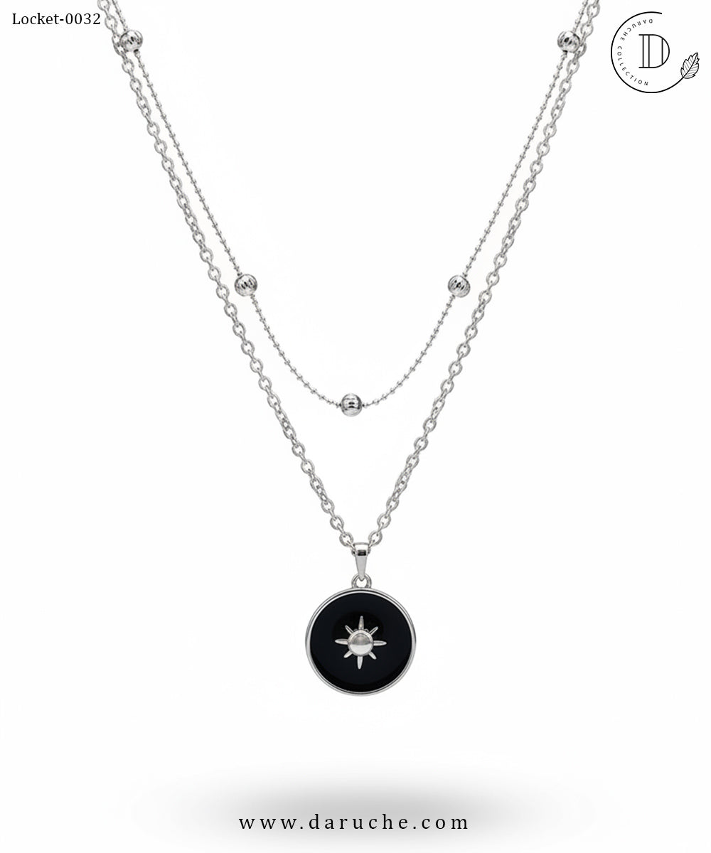 Stunning Silver Double Layer Locket
