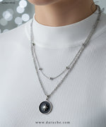 Stunning Silver Double Layer Locket
