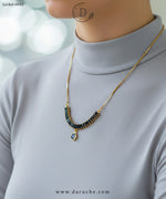 Elegant Black Zircon Locket