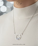Timeless Silver Zircon Locket