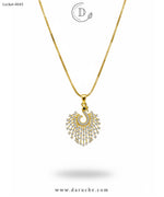 Peacock Zircon Locket