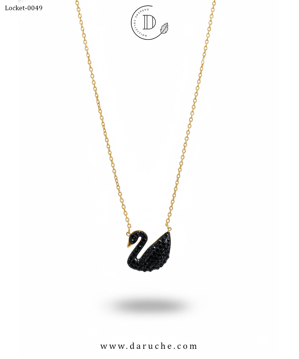 Stunning Black Duck Locket