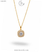 Classic White Zircon Locket