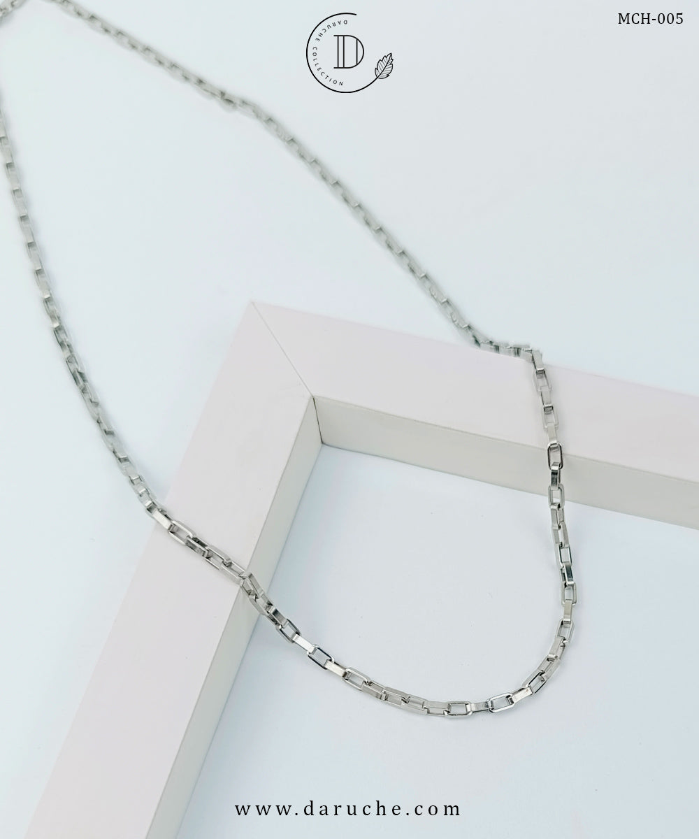 Silver Box Link Chain