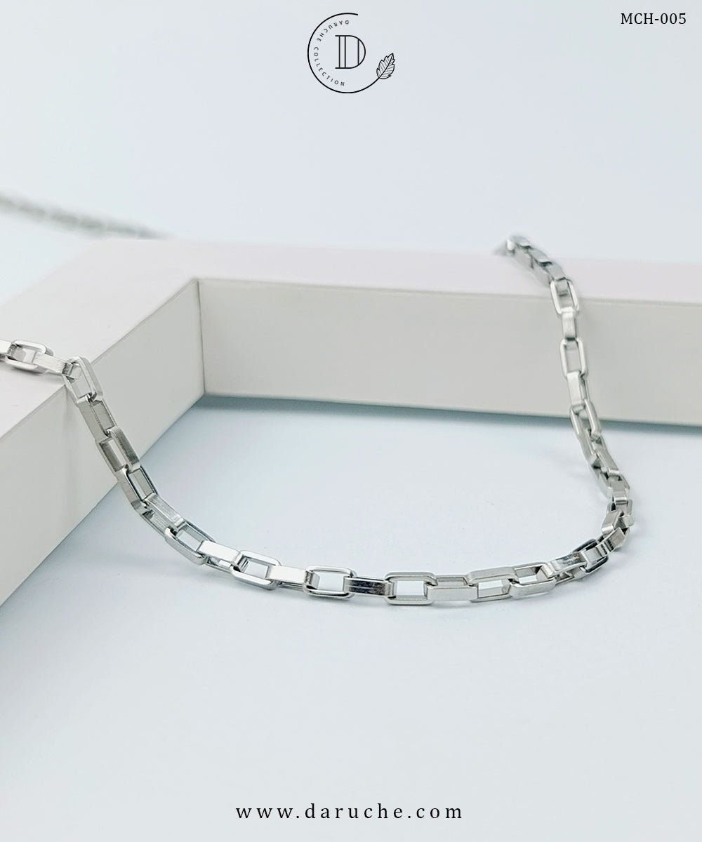 Silver Box Link Chain