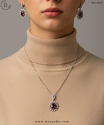 American Diamond Necklace Set