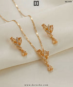 Querida Champagne Classic Necklace Set