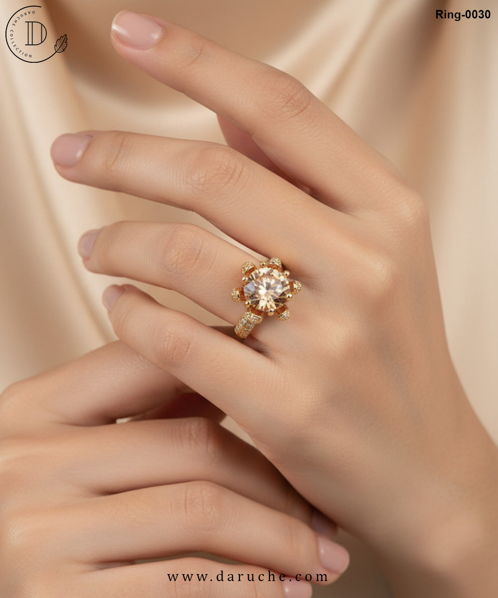 Floral Champagne Zirconm