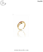 Band Style Zirconia Adjustable Ring