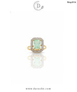 Stunning Mint American Diamond Adjustable Ring