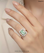 Stunning Mint American Diamond Adjustable Ring
