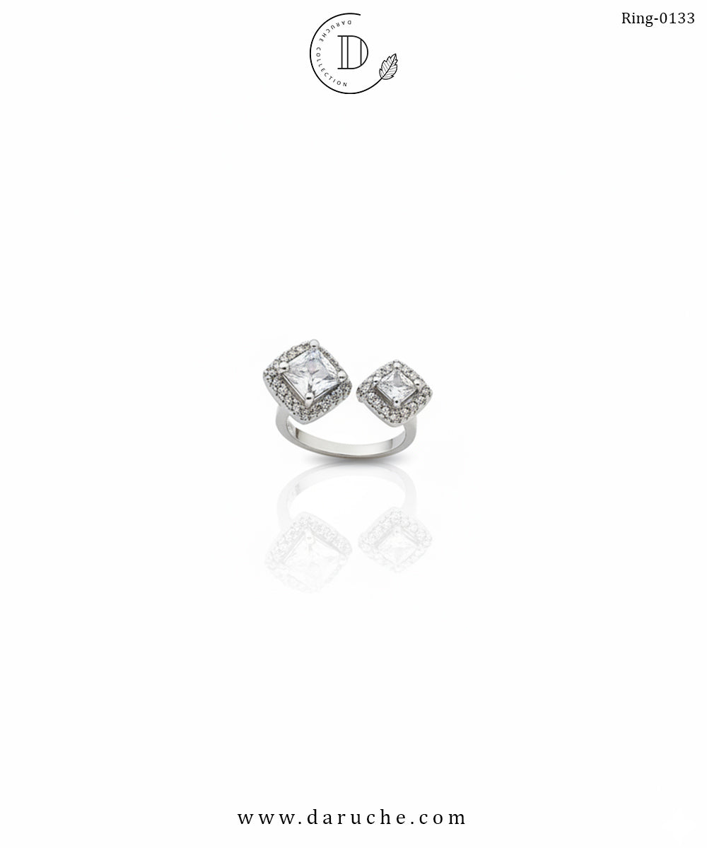 Classy Dual Stone Ring
