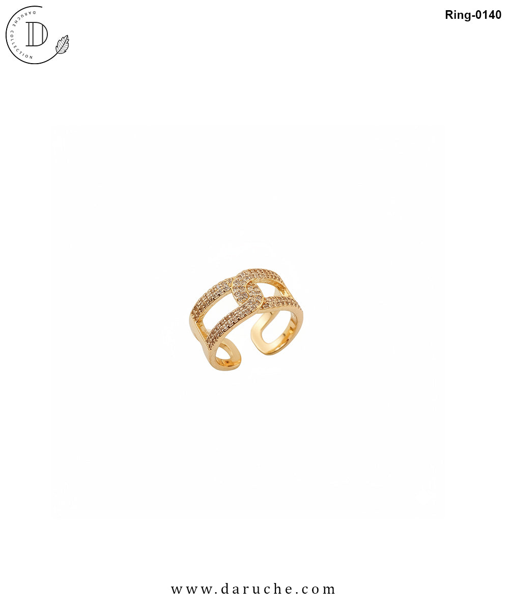 Classic Adjustable Zircon Ring