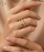 Classic Adjustable Zircon Ring