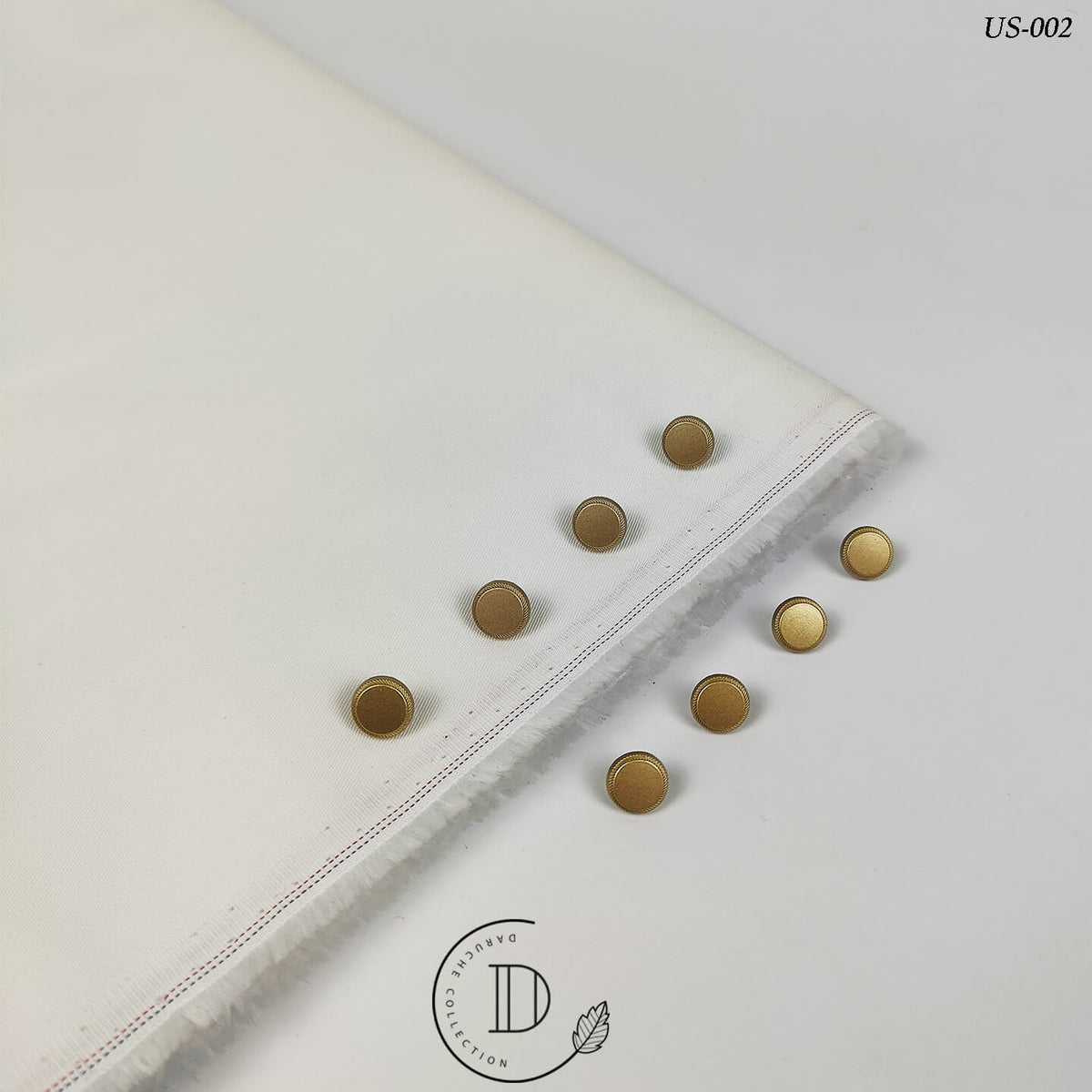 Premium Egg White Broadcloth Kameez Shalwar Fabric