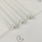 Premium Egg White Broadcloth Kameez Shalwar Fabric
