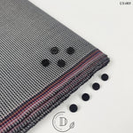 Premium Black & White Zig Zag Jacquard Texture Kameez Shalwar Fabric