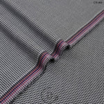 Premium Black & White Zig Zag Jacquard Texture Kameez Shalwar Fabric