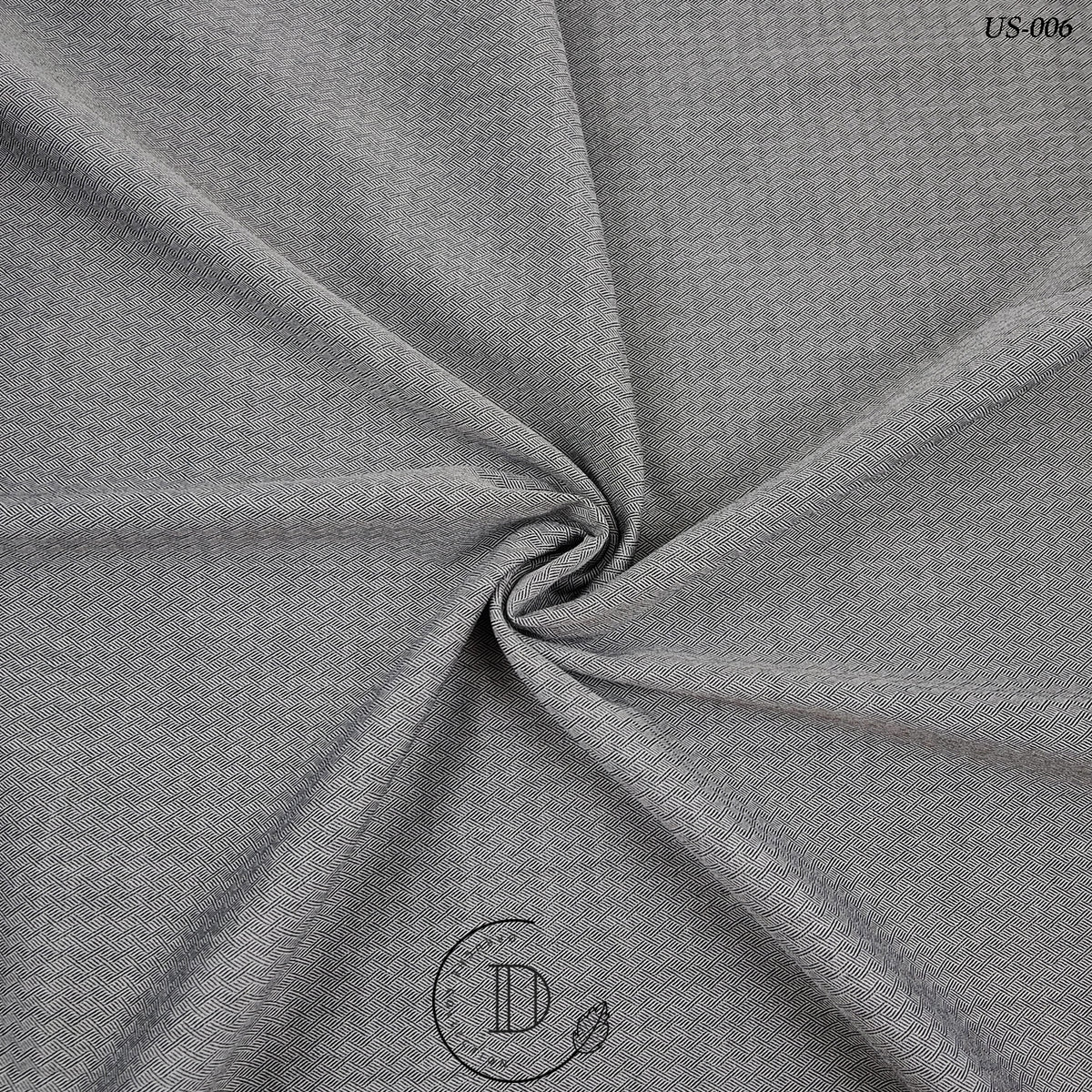 Classic Grey Dobby Self Texture Kurta Fabric