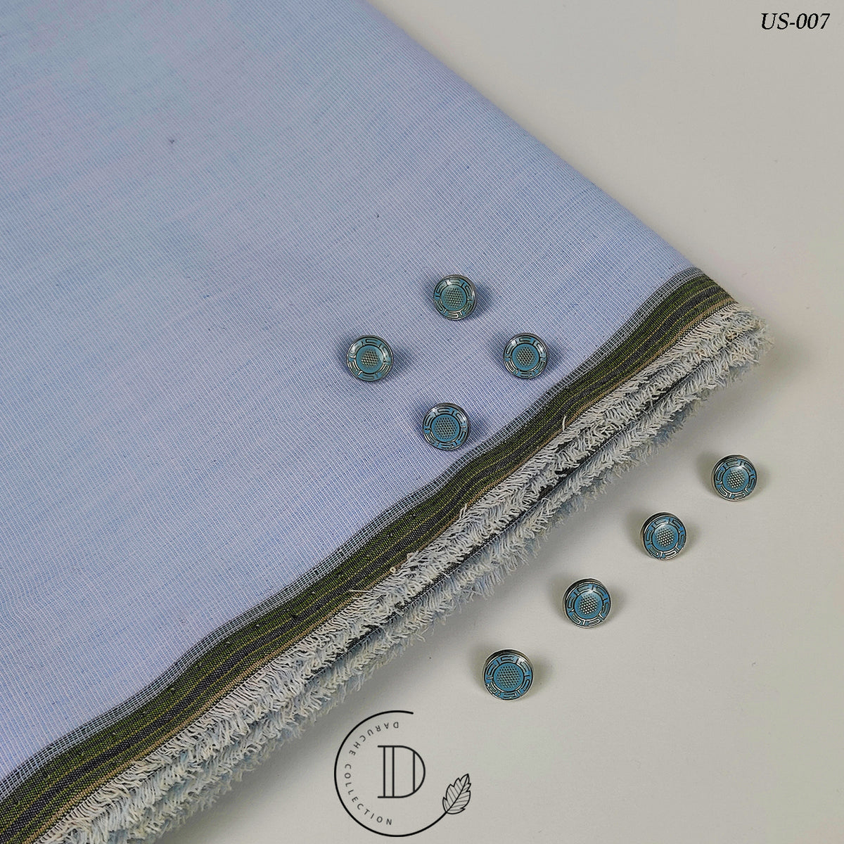 Premium Sky Blue Shemray Kameez Shalwar Fabric